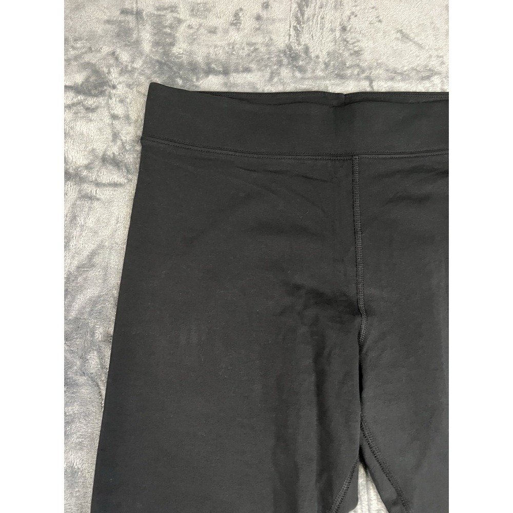 Nike Sportswear Women Ankle Leggings Black/White Logo XL Elastic Waist Stretch - Picture 4 of 15